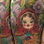 Tattoos - Colorful Russian Folk Art 3/4 Sleeve - 101682